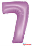 Számok Levendula 7-es Lavender Mat szám fólia lufi 76 cm (JAV_MLG158793)