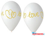 Szerelem White léggömb, lufi 5 db-os 13 inch (33 cm) (JAV_MLG322477)