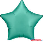 Szatén Zöld Silk Jade csillag fólia lufi 48 cm (JAV_DPA9914106)