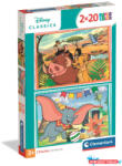 Disney Classics Funny Time 2x20 db-os puzzle Clementoni (JAV_CMC24837)