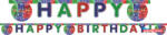 Pizsihősök Trio Happy Birthday felirat 200 cm (JAV_PNN88638)