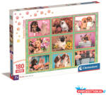Állatos Puppies Collage 180 db-os puzzle Clementoni (JAV_CMC29788)