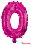 Számok Rózsaszín Hot Pink 0-ás szám fólia lufi 95 cm (JAV_PNN92496)