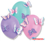Pillangó Flutter léggömb, lufi 3 db-os kiegészítőkkel 14 inch (35, 5 cm) (JAV_DPA9909727)