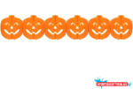 Halloween Tök papír girland 300 cm (JAV_MLG614371)