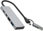 FIXED HUB Port 4in1, USB-A adapter, Space Gray (FIXHU-PT-GR)