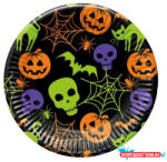 Halloween Happy papírtányér 8 db-os 23 cm FSC (JAV_PNN96737)
