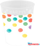  Multiwatercolor Party micro prémium műanyag pohár 250 ml (JAV_PNN96256)