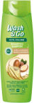 Wash&Go Sampon Wash&Go cu ulei de argan si migdale pentru toate tipurile de par, 360 ml (8008970056869)