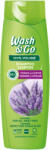 Wash&Go Sampon Wash&Go pentru toate tipurile de par cu extract de levantica, 360 ml (8008970056814)