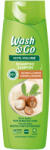 Wash&Go Sampon Wash&Go cu unt de shea pentru par deteriorat, 360 ml (8008970056852)