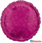  Rózsaszín Sequin mintás fólia lufi 43 cm (JAV_DPA4219801)