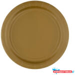  Arany Gold papírtányér 8 db-os 23 cm (JAV_DPA550151966)