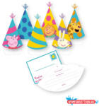 Peppa Malac Celebration party meghívó 6 db-os (JAV_DPA9918347)