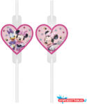 Disney Minnie Junior papír szívószál, 4 db-os szett FSC (JAV_PNN93944)