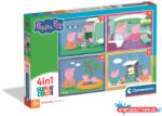 Peppa Malac Adventures 4 az 1-ben puzzle Clementoni (JAV_CMC21751)
