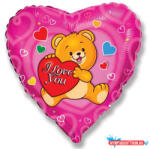Szerelem Teddy fólia lufi 46 cm (WP) (JAV_MLG307498)