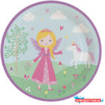 Hercegnők Spell papírtányér 8 db-os 23 cm (JAV_DPA990984566)