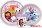 Gabi babaháza Wonderland csúszásmentes étkészlet, micro műanyag szett (JAV_JVL66675)