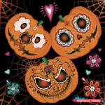 Halloween Mexican Pumpkins szalvéta 20 db-os 33x33 cm (JAV_PKK043978)