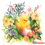 Húsvét Chicken szalvéta 20 db-os 33x33 cm (JAV_PKK022454)