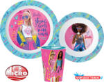 Barbie Stylish étkészlet, micro műanyag szett, pohárral 260 ml (JAV_JVL11144)