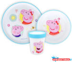 Peppa Malac Core csúszásmentes étkészlet, micro műanyag szett (JAV_JVL66679)