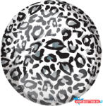 Leopárd mintás Safari gömb fólia lufi 40 cm (JAV_DPA4241301)