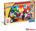 Bosszúállók A Vasember és szupercsapata Hero Squad 104 db-os maxi puzzle Clementoni (JAV_CMC23778)