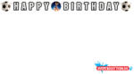 Focis Kick It Happy Birthday papír felirat 180 cm (JAV_DPA9918408)