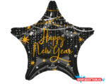 Boldog Új Évet Happy New Year Midnight fólia lufi 46 cm (JAV_MLG450294)