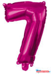 Számok Rózsaszín Hot Pink 7-es szám fólia lufi 95 cm (JAV_PNN92493)