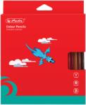 Herlitz Creioane colorate, mina 3mm, set 24, Herlitz HZ9498560