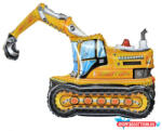Jármű Markológép Excavator 3D fólia lufi 89 cm (JAV_MLG184075)