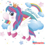 Unikornis Magical Star szalvéta 20 db-os 33x33 cm (JAV_PKK049970)