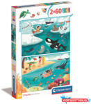 Állatos Élet a tengeren Noli 2x60 db-os puzzle Clementoni (JAV_CMC24817)
