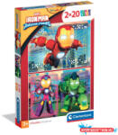 Bosszúállók A Vasember és szupercsapata Hero Squad 2x20 db-os puzzle Clementoni (JAV_CMC24828)