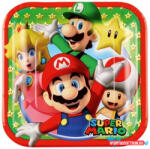 Super Mario Mushroom World papírtányér 8 db-os 18 cm (JAV_DPA990153666)