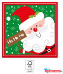 Karácsony Karácsonyi Santa Claus Ho Ho Ho szalvéta 20 db-os 33x33 cm FSC (JAV_PNN95384)
