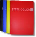 KOH-I-NOOR Caiet A4 I FEEL COLOR Koh-i-noor, coperta PP, 60 file, 70 g/mp, patratele, diverse culori O100405M