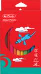 Herlitz Creioane colorate Jumbo, mina 5mm, set 12, Herlitz HZ9498550