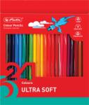 Herlitz Set 24 creioane colorate ultrasoft triunghiulare Herlitz 9498380, 3.3 mm (9498380)