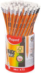 Maped Creion cu guma Maped Black'Peps HB borcan x 72 FSC (CRE524)