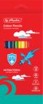 Herlitz Set 12 creioane colorate triunghiulare bacteriostatice Herlitz 9498450, 3 mm (9498450)