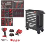 Milwaukee 30 inch 7 fiókos szerszámos kocsi 246 részes (4932500743)