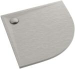 Schedpol Etrusco Cement Stone cădiță de duș semirotundă 80x80 cm ciment 3.463/CT/ST (3463CTST)
