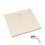 Schedpol Majestic Cashmere Mat cădiță de duș pătrată 80x80 cm bej 3.3500/PK/MG-M6/PK (33500PKMGM6PK)