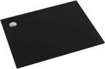 Schedpol Etrusco Black Mat cădiță de duș dreptunghiulară 110x80 cm negru 3.473/C/MG (3473CMG)