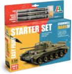 Italeri Model asamblabil Italeri Militari: Tancuri - Tanc mediu britanic Cromwell Mk. IV - Set de început 'Easy Paint (ITA75004)