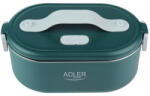 Adler Електрическа кутия за обяд Adler AD 4505, 800 ml, До 70C, Стоманен съд за храна, Зелен